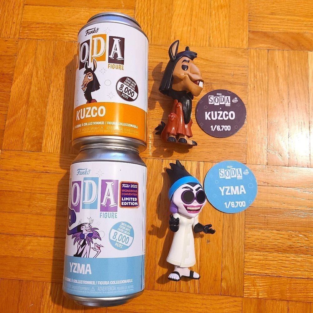 Funko Soda - Disney - Emperor's New Groove - Kuzco - Yzma